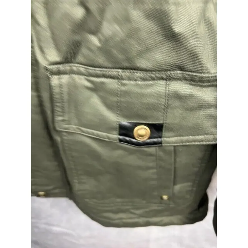 Men's Winter Casual Thicken Multi-Pocket Outwear Jacket Coat Removable Hood M